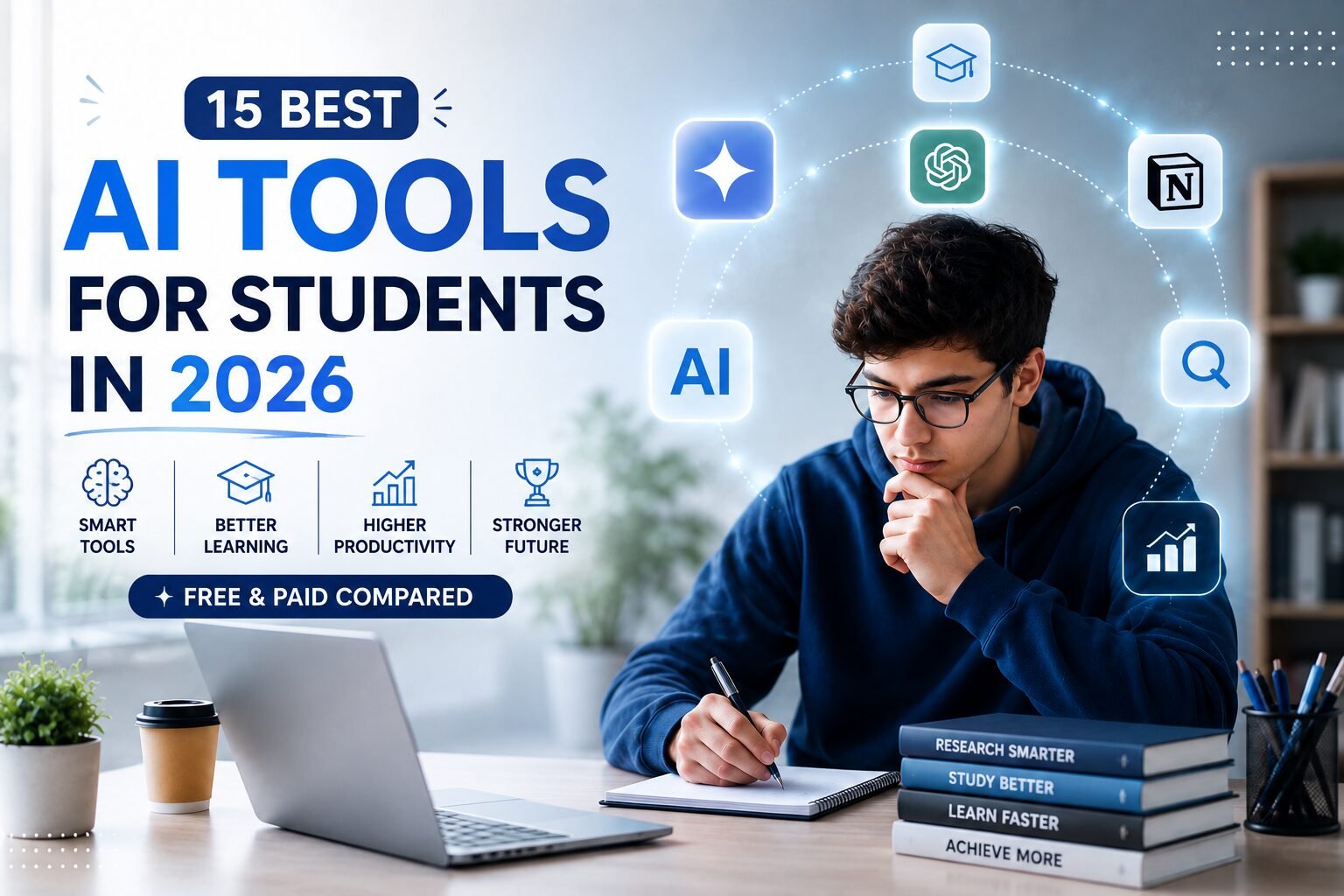 15 Best AI Tools for Students in 2026 (Free & Paid Compared)