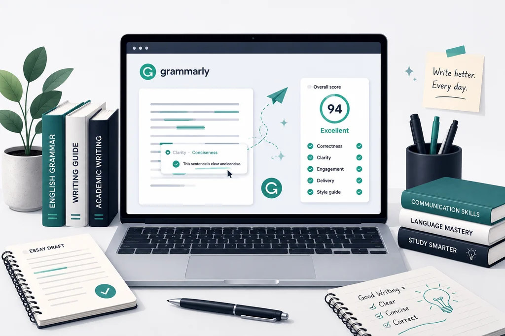 Grammarly AI writing assistant for students